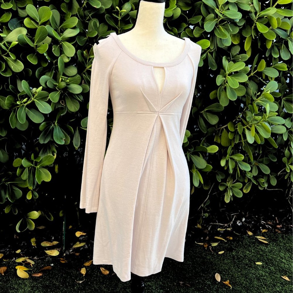 YOANA BARASCHI Pale Pink Marble Cut out Dress NWT Small